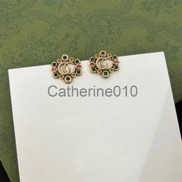 Stud Quality EarrLuxury Women Studs Fashion Heart Love Stud Couple Gifts Designer Jewelry Engagement Earrings Wholesale J230902