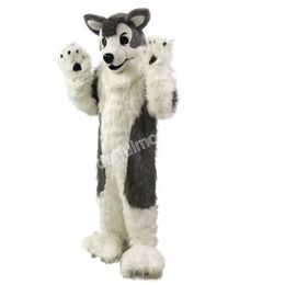 halloween New Business Customised Wolf Husky Dog Mascot Costumes Cartoon Halloween Mascot For Adults