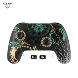 Game Controllers Joysticks Wireless Wake Up Function Controller Joystick For Switch/Lite/OLED Double Vibration Gamepad For PC/IOS/Android HKD230831