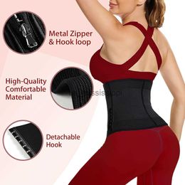 Waist Tummy Shaper Zipper Waist Trainer Trimmer Corset Women Slimming Sheath Flat Belly Snatch Me Up Bandage Wrap Fitness Girdle Detachable Belt x0902 x0904