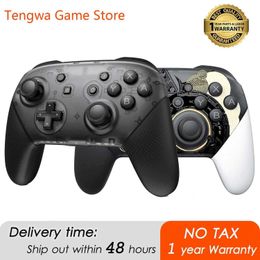 game controllers joysticks pro controller wireless controller compatible with switch oled lite 6axis gyro dual motor vibration wake up funtion hkd230831