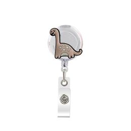 Business Card Files The Flowers Retractable Badge Reel With Alligator Clip Name Nurse Id Holder Decorative Custom Drop Delivery Ot6Kq