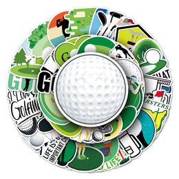 50 pcs golf sticker PVC sport waterproof decoration mobile phone skateboard car diary fashion