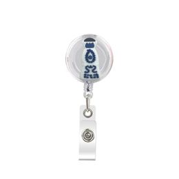 Business Card Files The Flowers Retractable Badge Reel With Alligator Clip Name Nurse Id Holder Decorative Custom Drop Delivery Otjhb