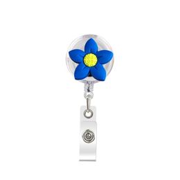 Business Card Files Badge Reels Witch Retractable Funny Magic Holder Alligator Clip For Nurse Doctor Drop Delivery Otirb