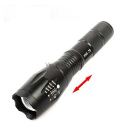 Torches LED Rechargeable Flashlight Q5 chips linterna torch 4000 lumens 18650 Battery Outdoor Camping Led Zoomable portable light HKD230902