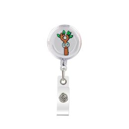 Business Card Files Badge Reels Witch Retractable Funny Magic Holder Alligator Clip For Nurse Doctor Drop Delivery Otxcv