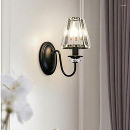 Wall Lamps Modern LED Lamp Crystal Lampshade Light For Bathroom Bedroom Living Room Indoor Fixture Sconces Home Decoration