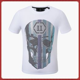 Designer PP Skull Diamond T-Shirt Tiger Phillip Plain Men T Shirt Short Sleeve Dollar Bear Brand Tee High Quality Skulls T Shirt Tops P2112