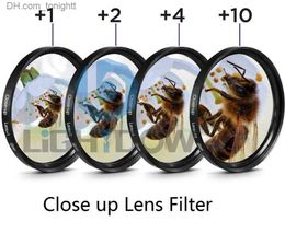 Filters Macro Close Up Lens Filter +1+2+4+10 Filter Kit 49mm 52mm 55mm 58mm 62mm 67mm 72mm 77mm 82mm for Nikon Cameras Q230905