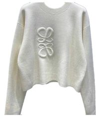 23SS New Sweter feminino Autono Trendy Sleeved Longo Top Sweater Sweater Sweater Sweater Women Women White Finnit Sweaters