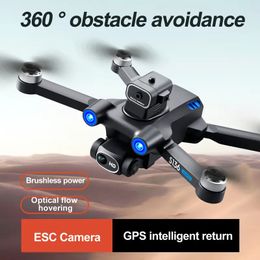 1pc S136 GPS HD Drone Professional Aerial Photography Obstacle Avoidance Brushless Foldable RC Quadcopter With Camera Drone Toy