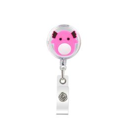 Business Card Files Badge Reels Witch Retractable Funny Magic Holder Alligator Clip For Nurse Doctor Drop Delivery Otfpd