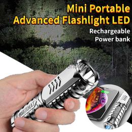 Torches Q9 Multifunctional Flashlight Outdoor Portable Household Torch Small USB Rechargeab LED Mini Light Fishing/Camping/Hiking Lamp HKD230902