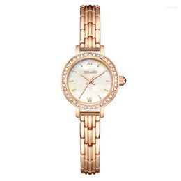 Wristwatches 2023 Trendy Simple Luxury Watches For Women Vintage Female Watch Ladies Quartz