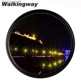 Philtres WalkingWay Star Line Star Philtre Lens Photography 4 6 8 Line Variable Camera Philtres 40.5 49 52 55 58 62 67 72 77 82mm For DSLR Q230905