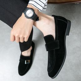 Dress Shoes Summer Blue Low Flat Loafers Men Ultra-light Classic Driving Male Size Soft Leather Boat Men's Casual