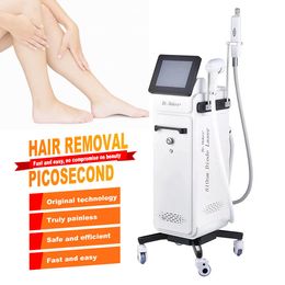 810nm Diode Laser Hair Removal Pico Tattoo Removal Skin Rejuvenation Nevus Birthmark Dark Pigment Remover Ultra-photon Beauty Device For Commercial