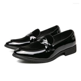 Dress Shoes 2023 Men's Casual Classic Low-Cut Embossed Leather Comfortable Business Man Loafers Plus Size 38-48