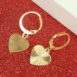 Stud Earrings Simple Design Hollow Heart For Women Fashion Ear Cuff Piercing Earring Gift
