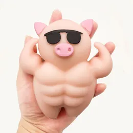 Decompression Toy Muscle Strong Pig Pinch Toys Pinch Mini Party Favors Goodie Bag Fillers for Boys Girls