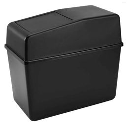 Interior Accessories Car Trash Can With Lid Vehicle Garbage Organiser Large Wastebasket Bin For Auto Home