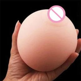 Breast Form Soft Artificial Breasts Ball 3D Realistic Fake Boobs Toys For Adults Men 18 Nipple Touch Male Masturbation Portable Pussy 230824 230901