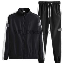 Men's Tracksuits 2023 Spring New Men Tracksuit 2 Pieces Set Trendy design Jacket Pants Running Sports Suit Athletic Set Fato esportivo masculino x0902