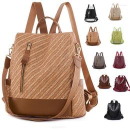 School Bags Womens Backpacks 2023 Anti-Theft Bag Large Capacity Outdoor Travel Backpack Leisure Female Teenager Girls Schoolbags