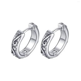 2024 Stud Stud Earrings Small earrings and earrings Round 316L Stainless Steel For Women Men Ear Clip Simple Circle Statement Jewelry women's earrings earrings