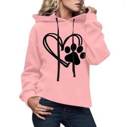 Women's Hoodies Casual Print Hoodie Sweatshirt Pullover Tops Long Sleeved Top Quilted Women