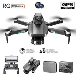 RG109MAX Professional Grade Drone: 5G Brushless Motor, GPS, 3-Axis Gimbal, Optical Flow, Intelligent Obstacle Avoidance, Dual HD Cameras-with Obstacle Avoidance