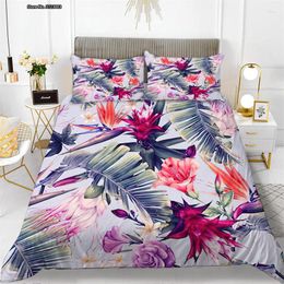 Bedding Sets National Style Flower Series Duvet Pillowcase Set 3D Digital Printing Bedroom Decoration Home Textiles