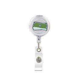 Business Card Files Cute Retractable Badge Holder Reel - Clip-On Name Tag With Belt Clip Id Reels For Office Workers Money Doctors Nur Otaxs