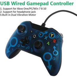 Game Controllers Joysticks USB Wired Controller For Microsoft Xbox One Gamepad Slim Controle PC Windows Mando one Joystick HKD230901