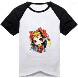 Men's T Shirts Onmyoji R SR SSR Tshirt Game Characters Unisex Casual Short Sleeve Men Women Cosplay Costume Cute Tee