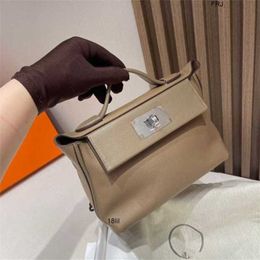 Designer Handbags Kelli Handmade 5a Bags Pure Hand Sewn Wax Line Original Eve Swift Leather Mini 2424 Bag One Cross Body Have