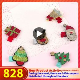 Hair Accessories Christmas Series Hairpins Girls Cute Fashion Tree Elderly Elements Atmosphere