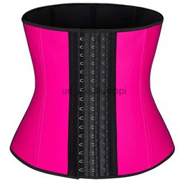 Waist Tummy Shaper Fajas Colombianas Latex Waist Trainer Body Shapewear Women Waist Corset Belt 9 Steel Bones Modeling Strap Slimming Belly Sheath x0902