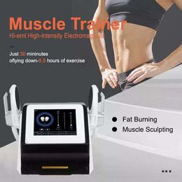 Emslim 2 handles building muscle EMS electromagnetic fat reduce factory price electromagnetic Emslim body sculpting machine