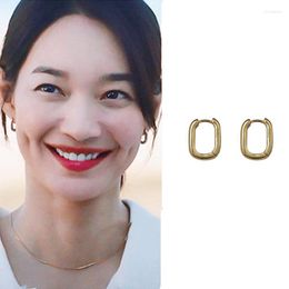 Stud Earrings Shin Min A Romantic Comedy Korean Dramas TV For Women Pendientes Brincos Ornament