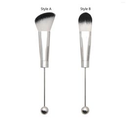 Makeup Brushes Facial Brush Professional Metal Tube Powder For Blending Face Foundation Women Concealer Contouring