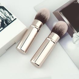 Makeup Brushes Mini Retractable Blusher Highlight Brush Portable Soft Hair Facial Contour Beauty Tool