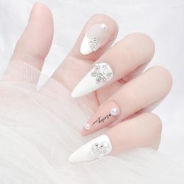 Nail Art Decorations 20 Pcs Jewellery Dazzling Diamond Manicure Women Winter Style Gold Silver 3D Snowflake Alloy Decoration Crystal Nails