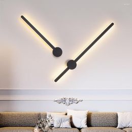 Wall Lamp LED Light 15W Acryl Modern Long Stick Simple Nordic Style Decor Indoor Background For Living Room Bedroom Stair