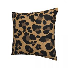 Pillow Leopard Pillowcase Printing Polyester Cover Decorations Skin Fur Case Home Drop 45 45cm