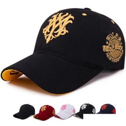 Ball Caps Mens Baseball Hat Wolf Embroidery Cap Male Womens Summer Hip-Hop S Fashion Sports Dad Sun 220318 Drop Delivery Accessories H Dh0Zr
