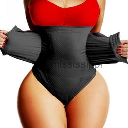 Waist Tummy Shaper Double Control Panties Shapewear Waist Cincher Women Butt Lifter Girdles Compression Underwear Strap Body Shapers Seamless Panty x0902