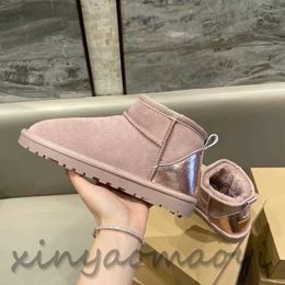 Stivali da donna firmati Australia Scarponi da neve Pantofole da donna UG Tasman Moda Stivaletti con plateau ultra mini Stivali invernali in pelle scamosciata di lana Stivaletti alla caviglia in pelliccia calda da donna