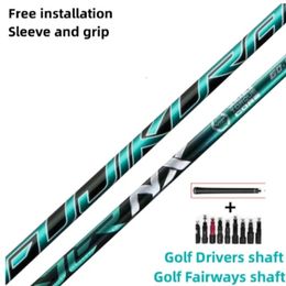 Golf Drivers Shaft SP-EE-DER NX Green Highly Elastic Graphite Club Shafts 50/60 X/R/S Free Assembly Sleeve And Grip